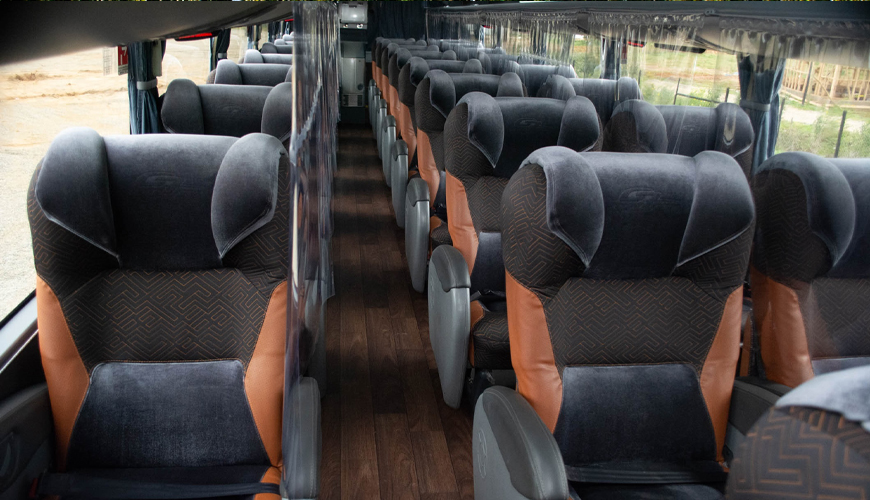 tipos de asientos buses transantin